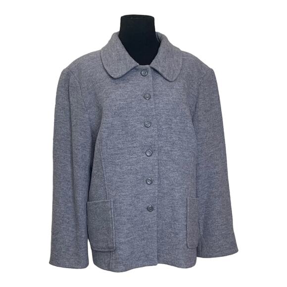 Pendleton gray wool buttoned jacket blazer size XL - Picture 10 of 12